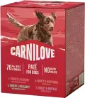 Carnilove Hrană umedă pentru câini adulți, mix carne 4 x 300 g