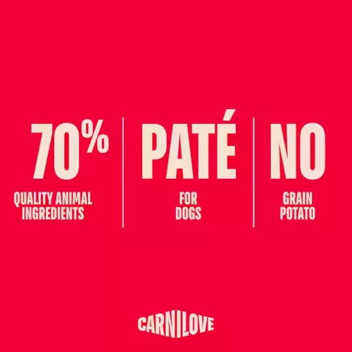 Carnilove Hrană umedă pentru câini adulți, mix carne 4 x 300 g