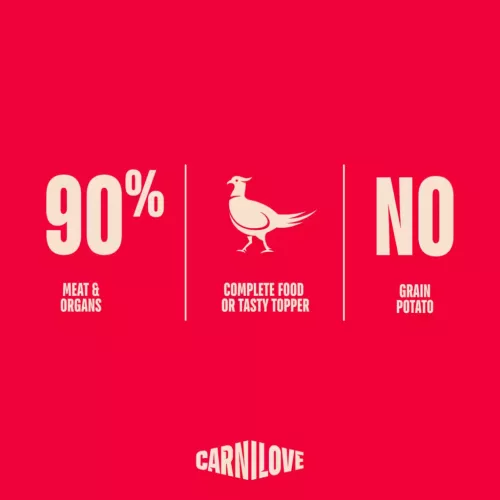 Carnilove Hrană umedă pentru pisici adulte cu fazan și frunze de zmeur în sos 85 g