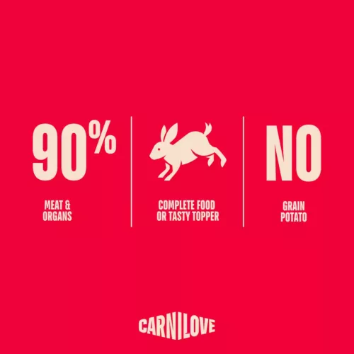 Carnilove Hrană umedă pentru pisoi cu iepure și gălbenele în sos 85 g