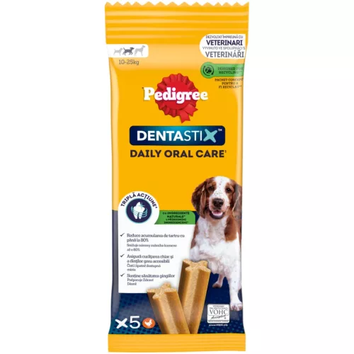 Pedigree DentaStix Mono Recompense pentru câini  M 128 g
