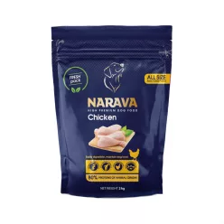Narava Hrană uscată pentru câini adulți cu pui 2 kg