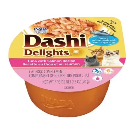 Ciao Dashi Delights Recompensă pentru pisici cu ton și somon 70 g