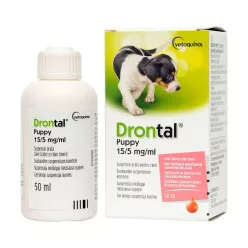Drontal Puppy Antiparazitar intern pentru căței 50 ml