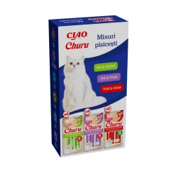 Churu Recompensă pentru pisici cu mix de carne 24x14 g