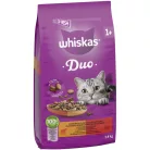 Whiskas Duo Hrană uscată pentru pisici adulte cu miel și curcan 1,4 kg