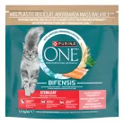 Purina One Sterilcat Hrană uscată pentru pisici sterilizate cu somon și grâu 1,4 kg