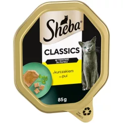 Sheba Hrană umedă pentru pisici adulte cu pui 85 g