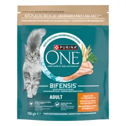   Purina One Hrană uscată pentru pisici adulte cu pui și cereale 750 g