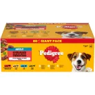 Pedigree Hrană umedă pentru câini adulți, selecții de carne în aspic 80 x 100 g