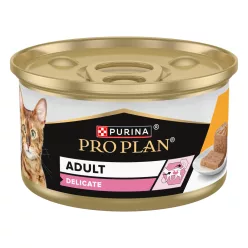   Pro Plan Delicate Digestion Hrană umedă pentru pisici adulte, cu pui 85 g