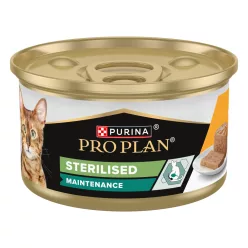  Pro Plan Sterilised Maintenance Hrană umedă pentru pisici adulte, cu pui 85 g