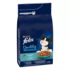 Felix Doubly Delicious Hrană uscată pentru pisici adulte, cu somon și pește 1,4 kg