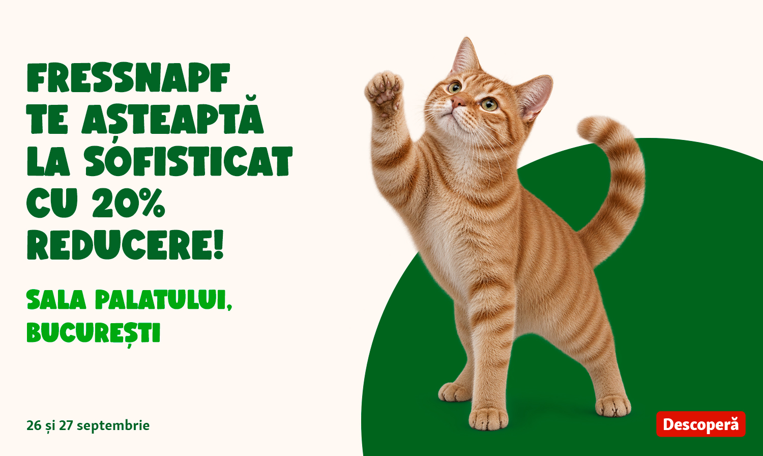Fressnapf te așteaptă la SofistiCat: două zile pline de distracție, surprize și oferte