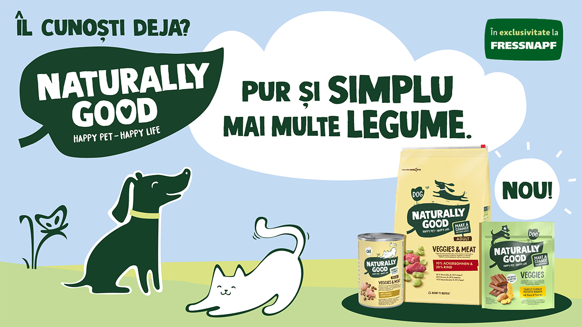 Naturally Good: hrana delicioasă și echilibrată, plină de legume