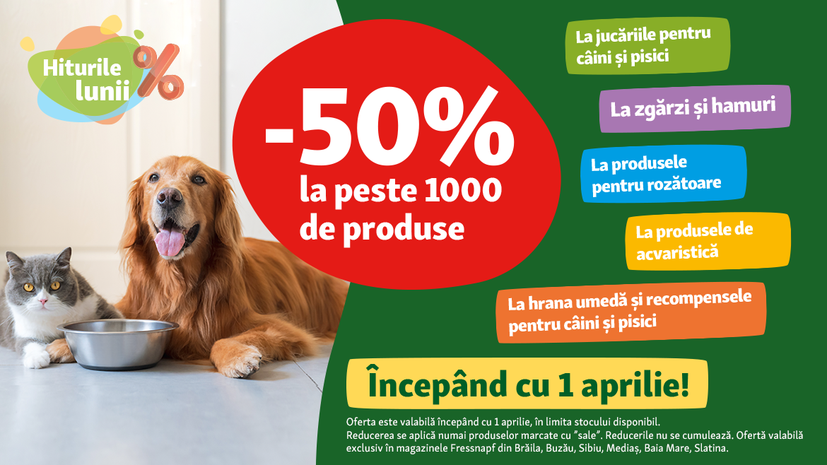 Sute de produse la jumătate de preț!